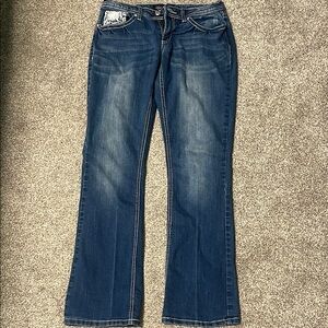 Love Nation Blue Boot Cut Jeans Classic Style